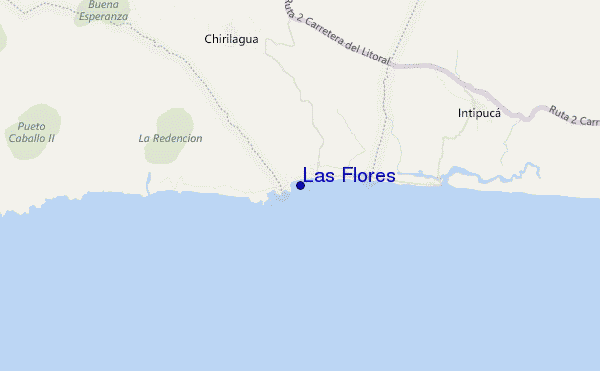 Las Flores location map