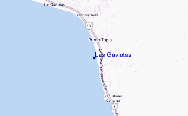 Las Gaviotas location map