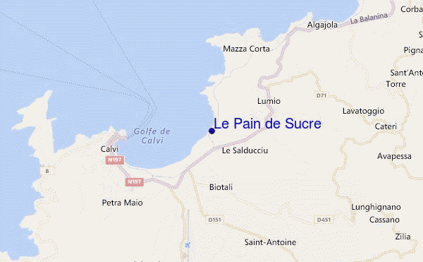 Le Pain de Sucre location map