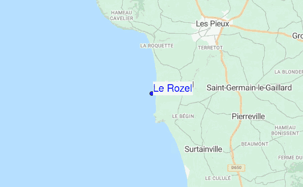 Le Rozel location map