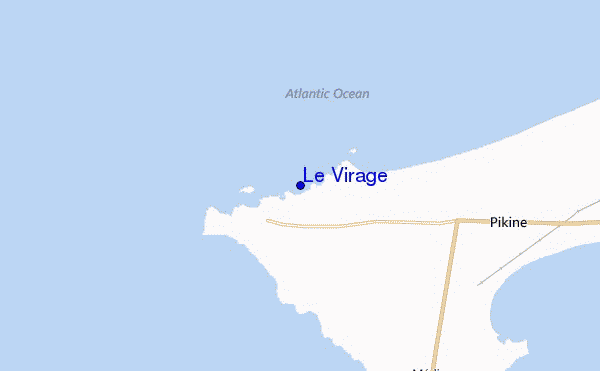 Le Virage location map