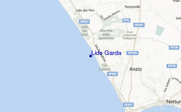 Lido Garda location map