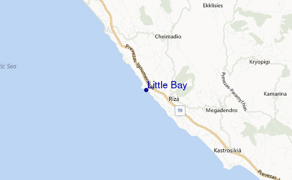 Little Bay location map