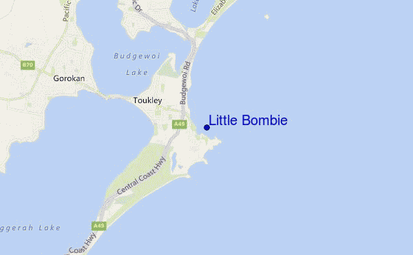 Little Bombie location map