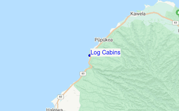 Log Cabins location map