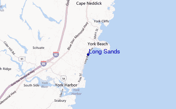 Long Sands location map