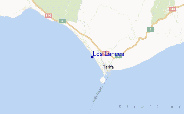 Los Lances location map