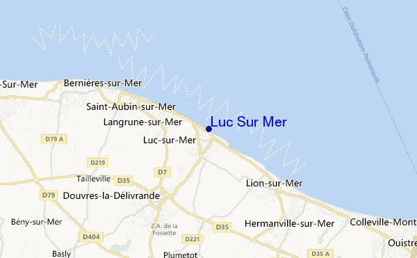 Luc Sur Mer location map