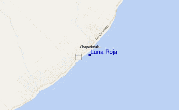Luna Roja location map