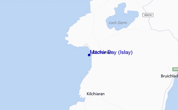 Machir Bay (Islay) location map