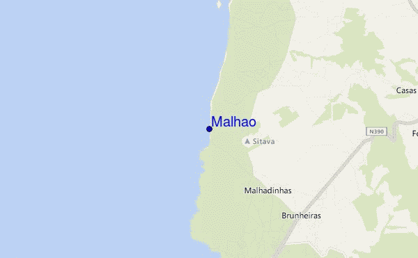 Malhão location map