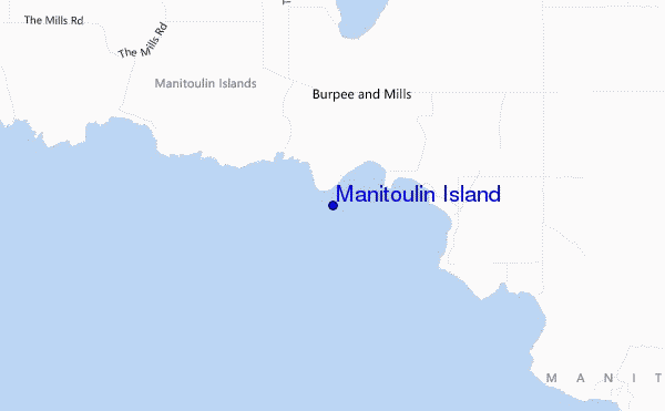 Manitoulin Island location map