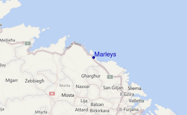 Marleys location map