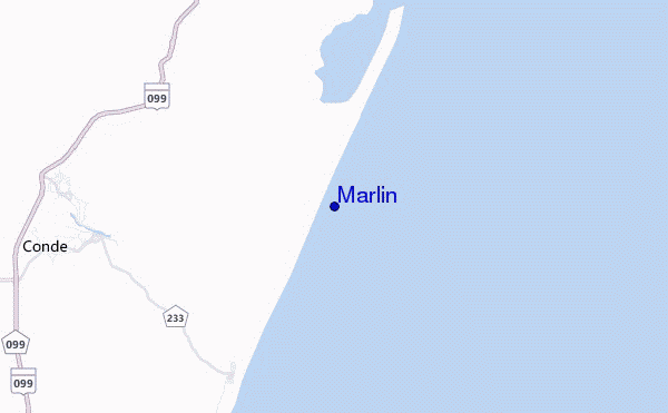 Marlin location map