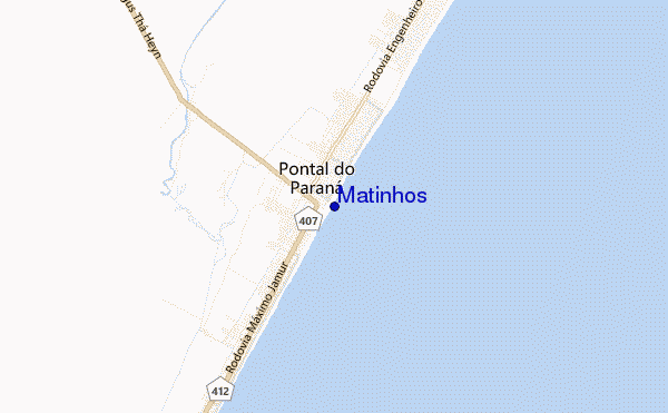 Matinhos location map