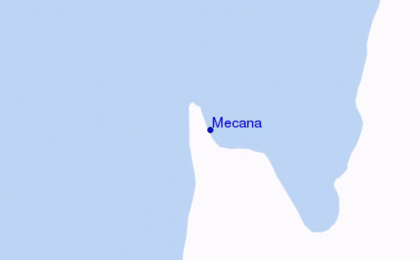 Mecana location map