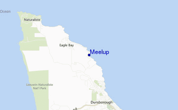 Meelup location map