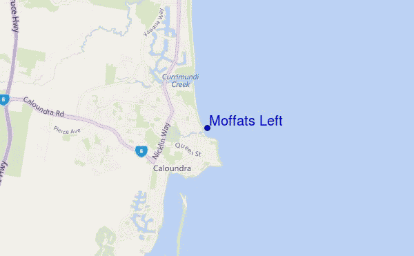Moffats Left location map