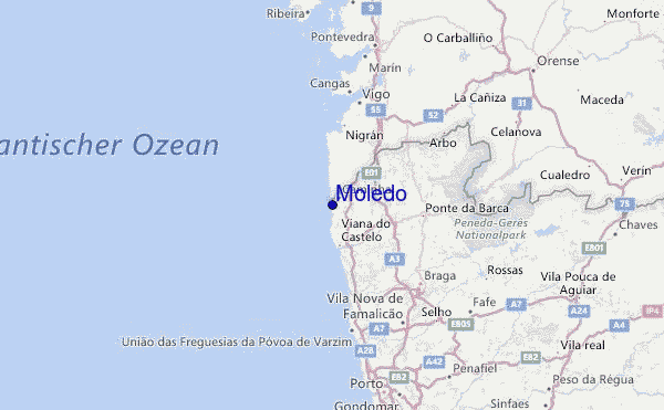 Moledo Surf Forecast and Surf Reports (Douro &amp; Minho, Portugal)