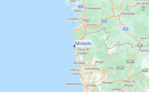 Moledo Surf Forecast and Surf Reports (Douro &amp; Minho, Portugal)