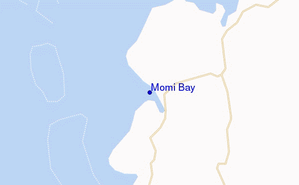 Momi Bay location map