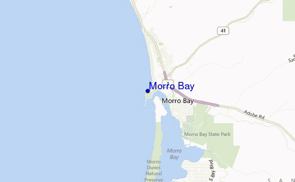 Morro Bay location map