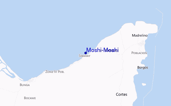 Moshi-Moshi location map
