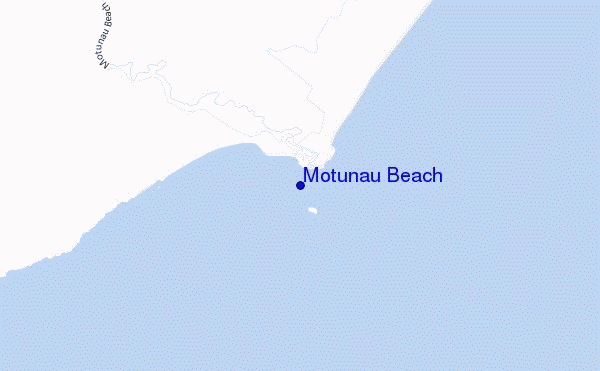 Motunau Beach location map