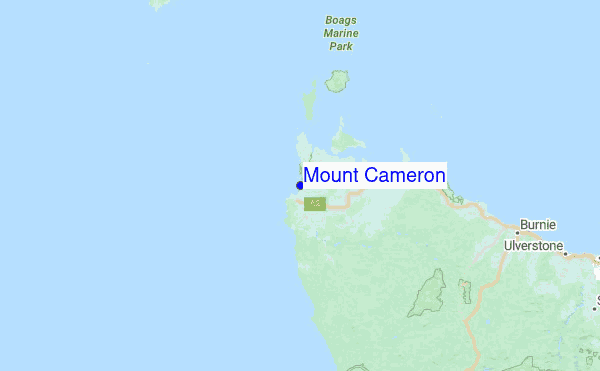 Mount Cameron Surf Forecast and Surf Reports (TAS West