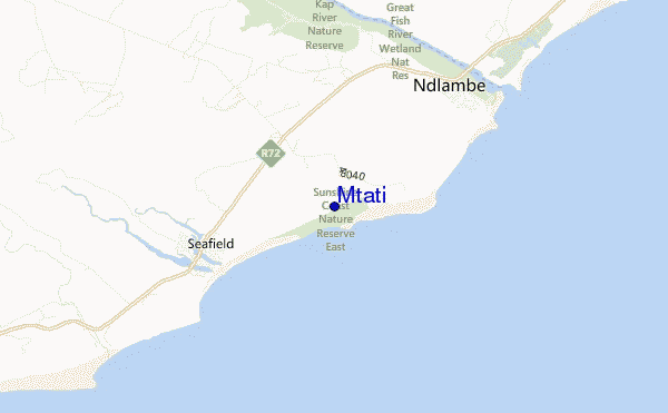 Mtati location map