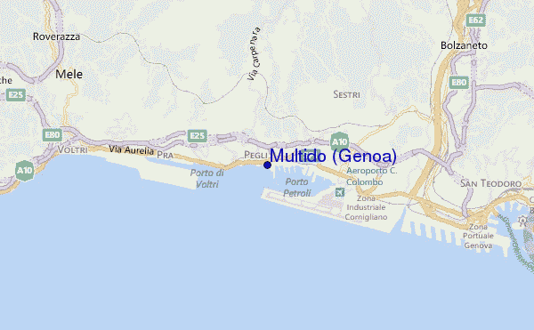 Multido (Genoa) location map
