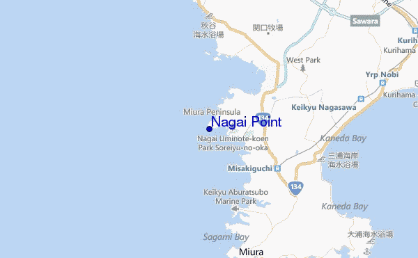 Nagai Point location map