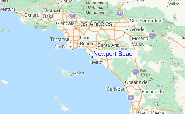 Wind, waves  weather forecast newport beach   windfinder