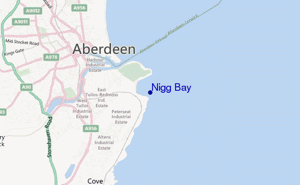 Nigg Bay location map