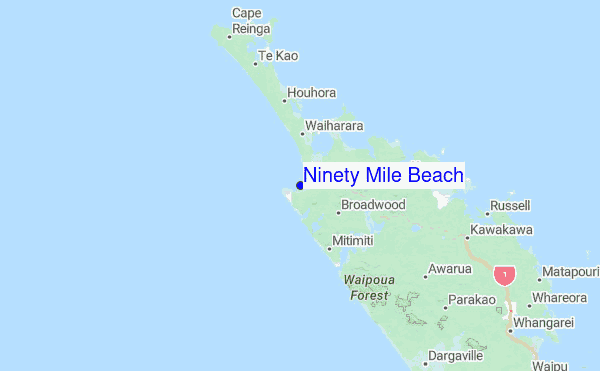 Mile Beach Surf Forecast and Surf Reports (Northland, New Zealand)