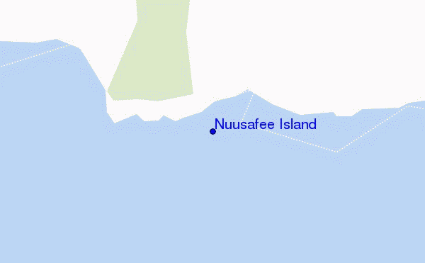 Nuusafee Island location map