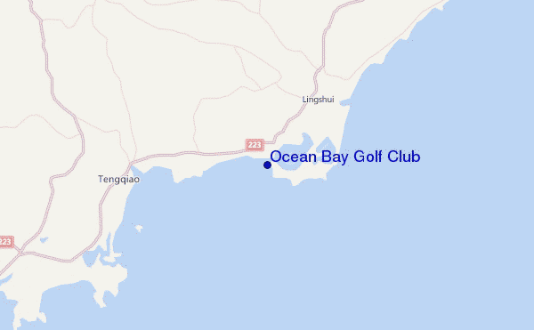 Ocean Bay Golf Club Location Map