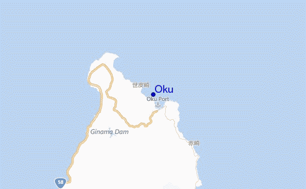 Oku location map
