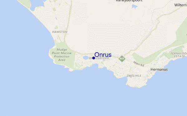 Onrus location map