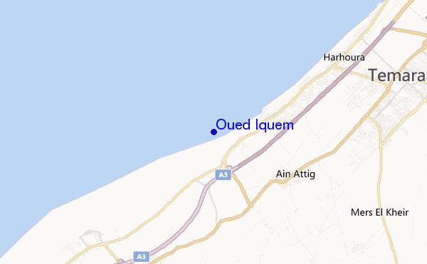 Oued Iquem location map