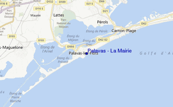 Palavas - La Mairie location map