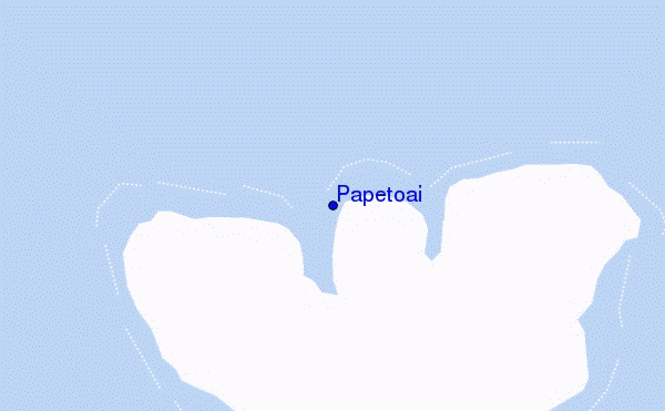 Papetoai location map