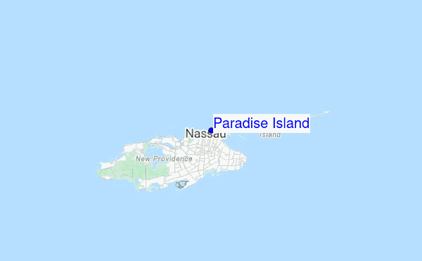 Paradise Island Location Map Paradise Island Location Map