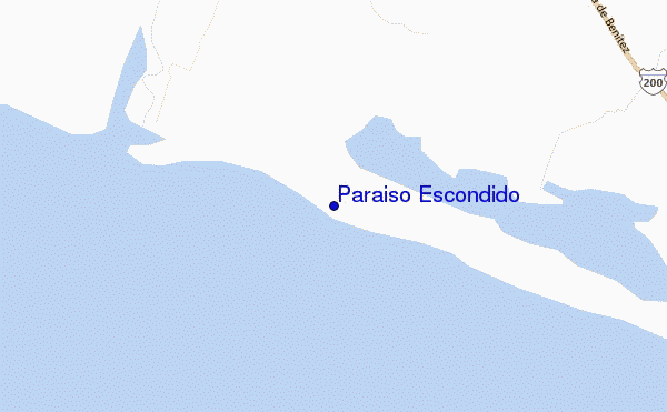 Paraiso Escondido location map