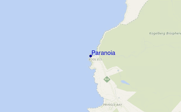Paranoia location map