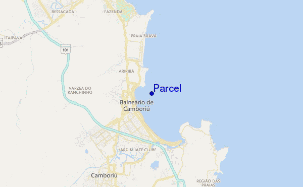 Parcel location map