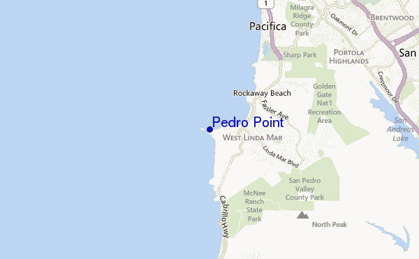 Pedro Point location map