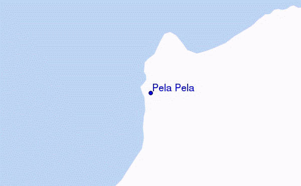 Pela Pela location map
