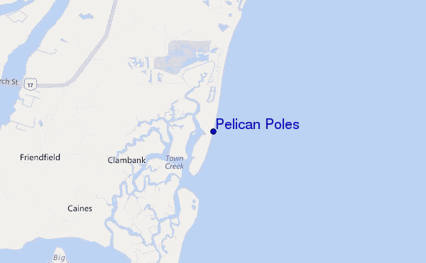 Pelican Poles location map