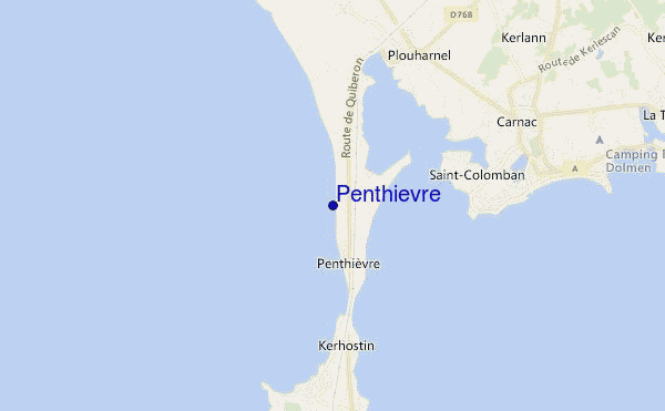 Penthievre location map